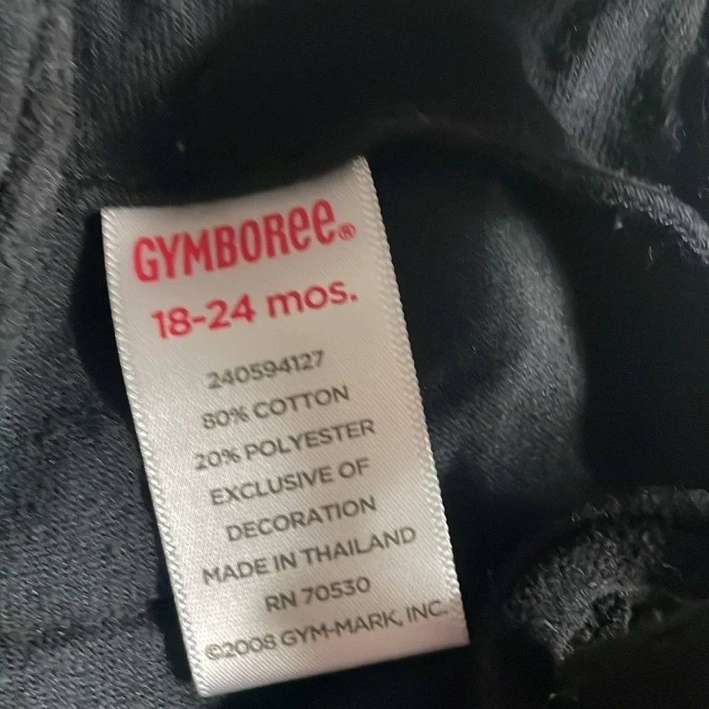 Gymboree Vintage 2008 Girls 3 Piece Black And Red Matching Set | 18-24 Months